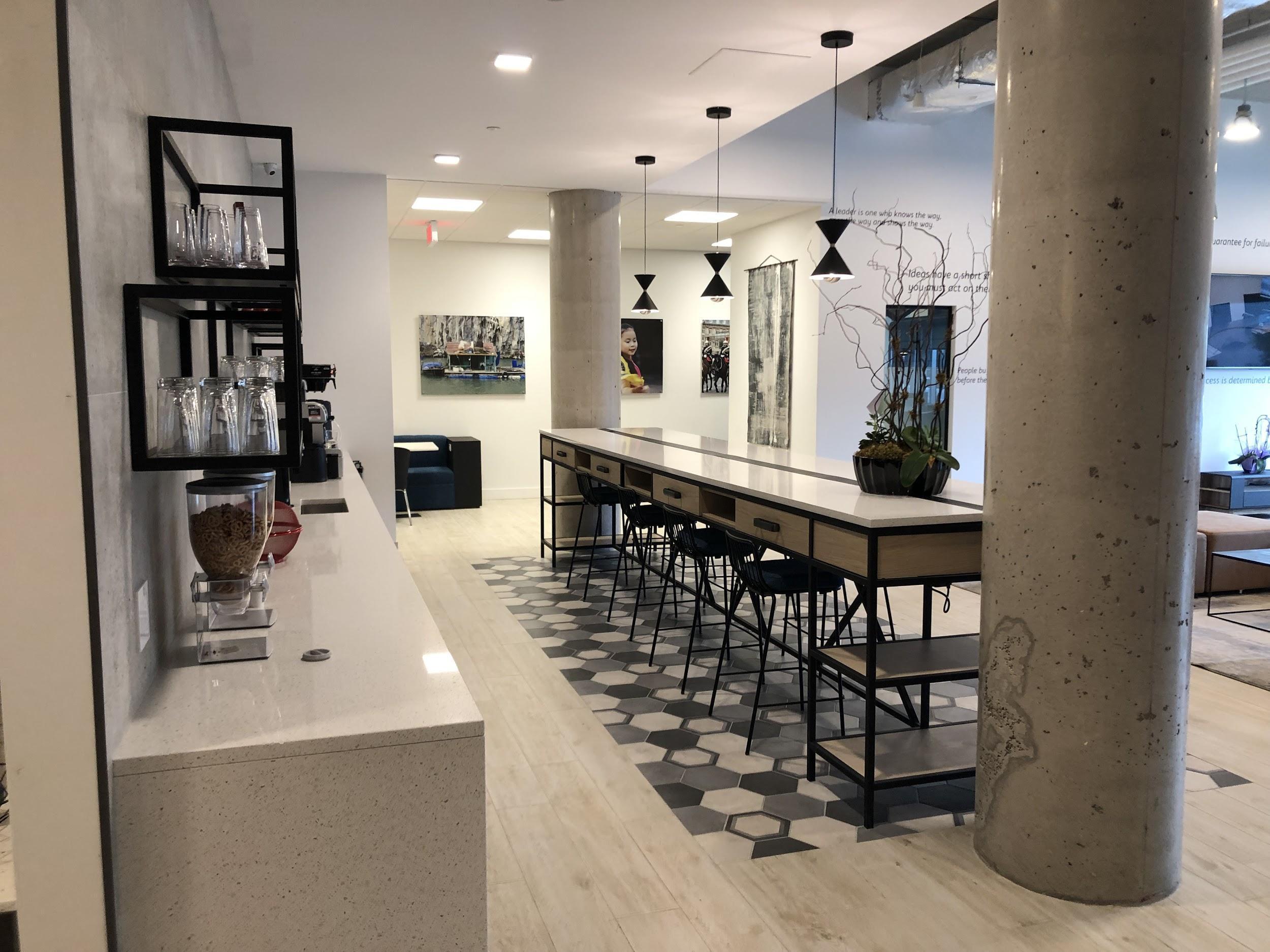Lounge area at Metspace West Island